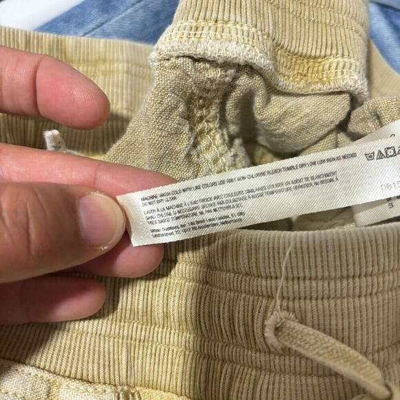 Anthropologie Daily Practice Cargo Pockets Jogger Pants Beige Medium High-Rise - Picture 6 of 10